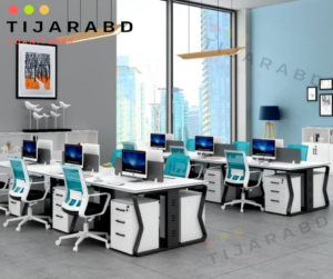 6 Seater Modern Office Workstation – Model FWS-234